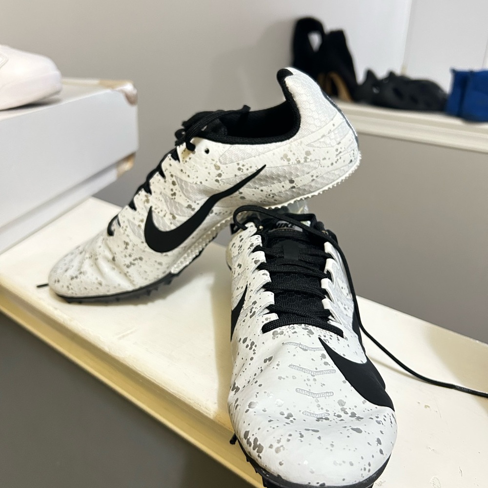 Nike Black and White Spikes : Never Worn